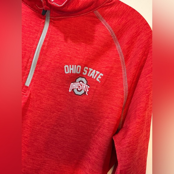 Ohio State Buckeyes Athletic Quarterback Zip Pullover Colosseum Womens Sz XXL - Picture 4 of 6